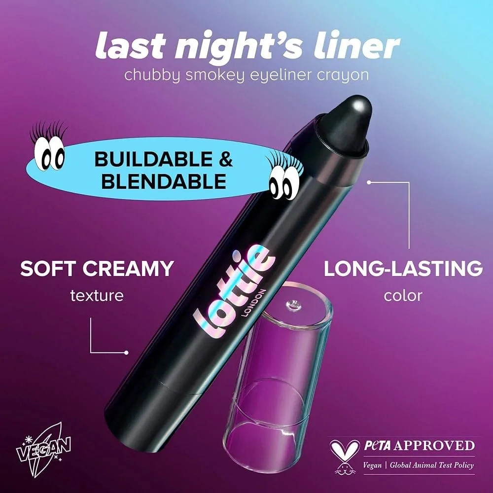 Lottie London Last‎ Night’s Liner Jumbo Crayon Eyeliner - Black